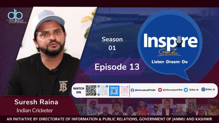 DIPR releases 13th Episode of “Inspire Gen Z” with former Indian, international cricketer Suresh Raina-26