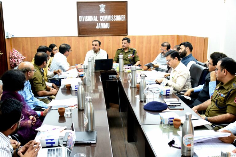 Div com chairs 14th board meeting of Jammu Smart City Limited