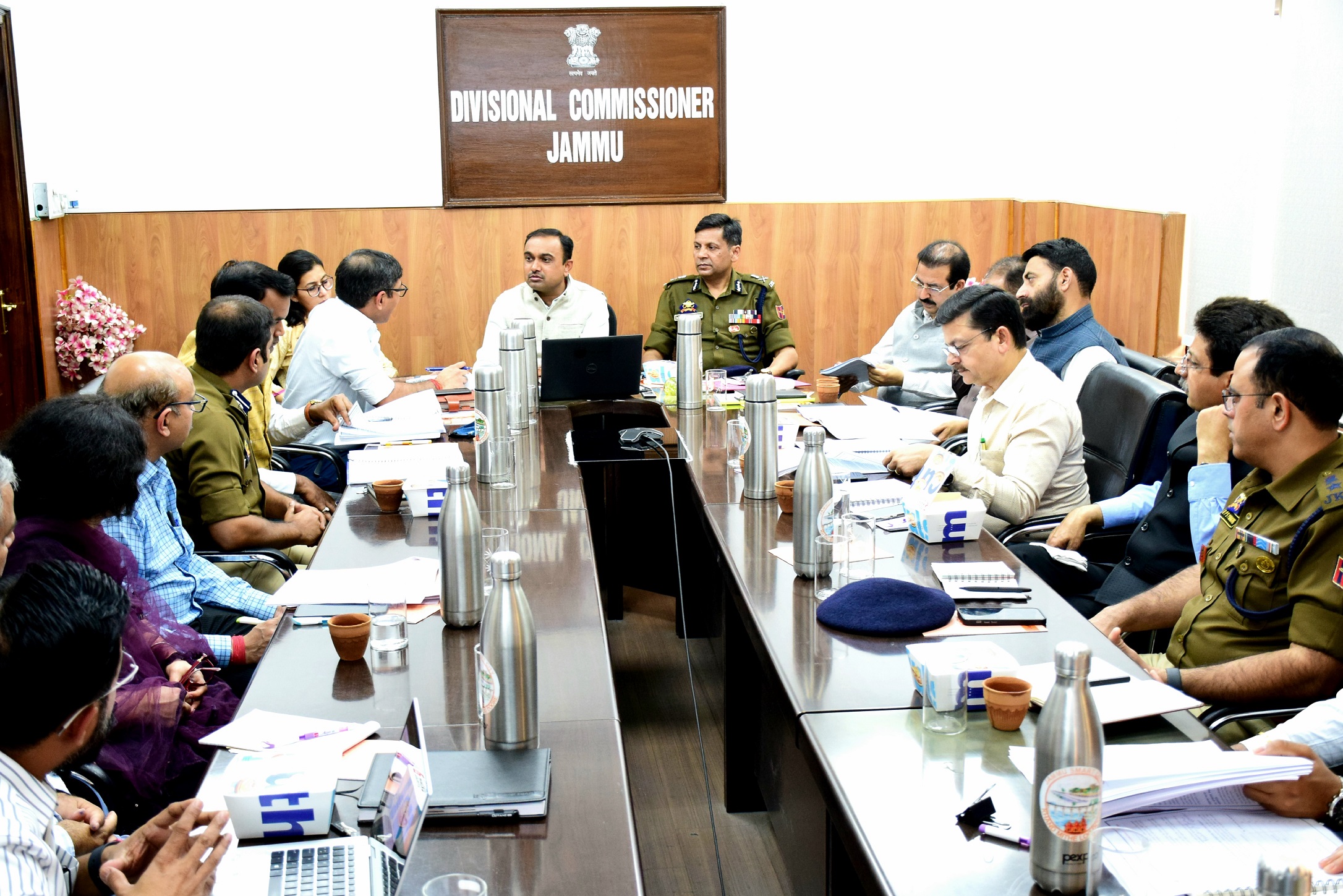 Div com chairs 14th board meeting of Jammu Smart City Limited