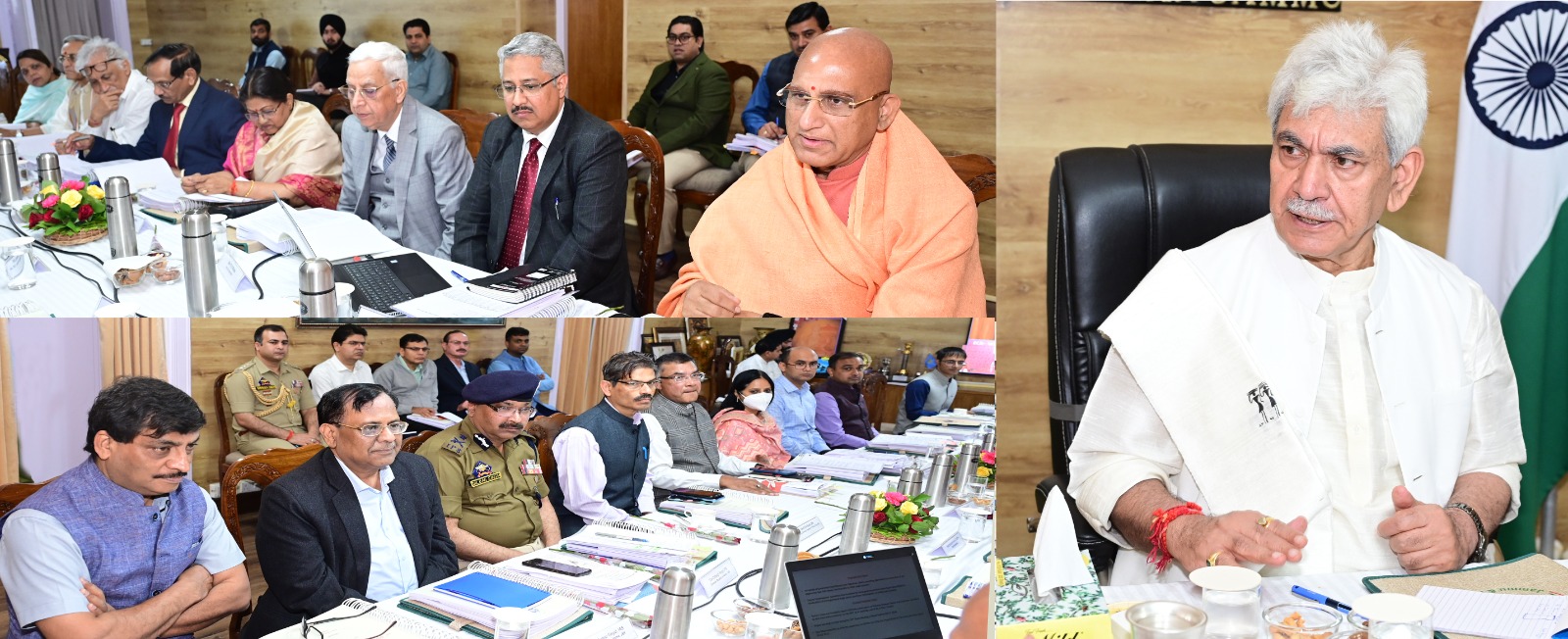 Lt Governor Shri Manoj Sinha chaired the 44th meeting of Shri Amarnathji Shrine Board