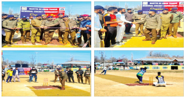 Police inaugurates Cricket Tournament-2023 in Kulgam
