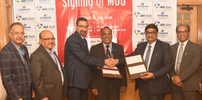 J&K Bank signs MoU with CIMSME-11