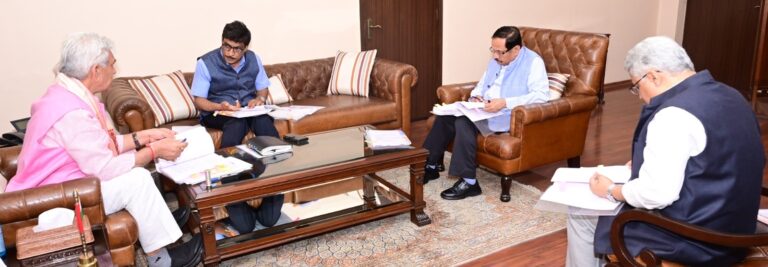 Lieutenant Governor, Manoj Sinha chairs Administrative Council meeting-26