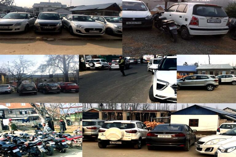 J&K Police seize vehicles not transferred after sale–purchase in Shopian