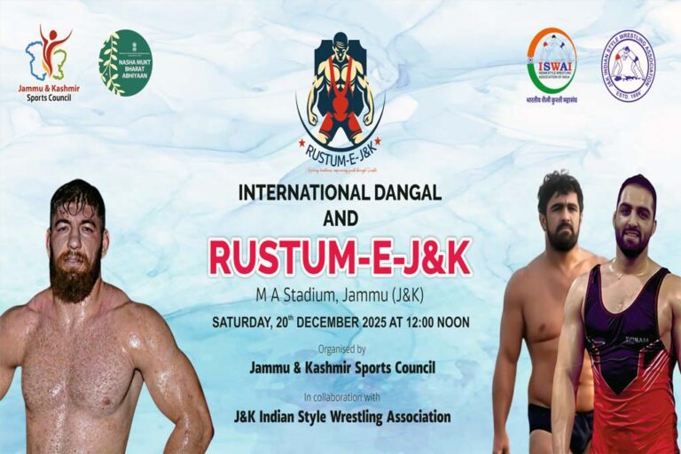 Jammu to host International Dangal, “Rustam-e-Jammu & Kashmir” championship