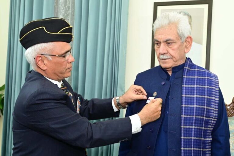 LG Manoj Sinha Interacts with Armed Forces Veterans in Jammu