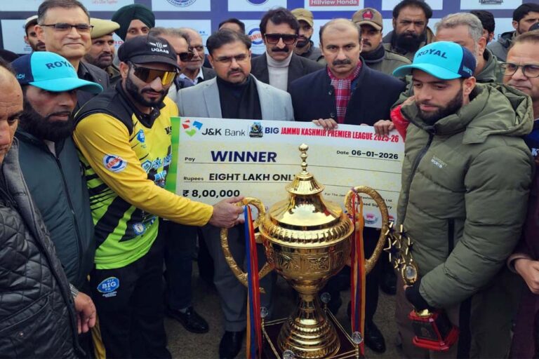 Satish Sharma applauds BIG JKPL for promoting youth, sports in J&K