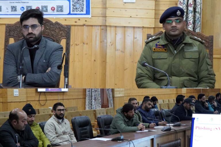 District Administration Bandipora observes Safer Internet Day; Cyber awareness workshop organised