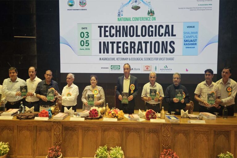 National conference on technological integrations in agriculture begins at SKUAST-K