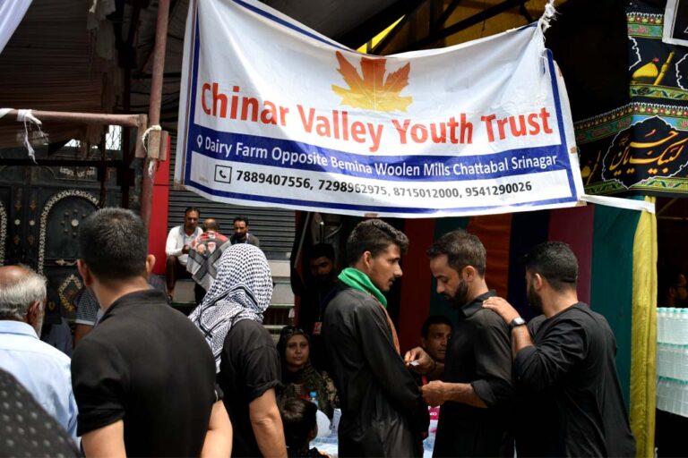 Chinar Organises Medical and Refreshment Camp on Youm-e-Ashura at Zadibal