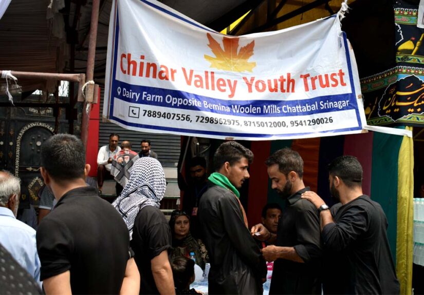Chinar Organises Medical and Refreshment Camp on Youm-e-Ashura at Zadibal