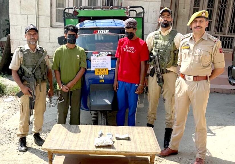 Police solves theft case in Budgam; Two arrested, stolen property recovered